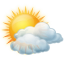 zondag: Gedeeltelijk bewolkt